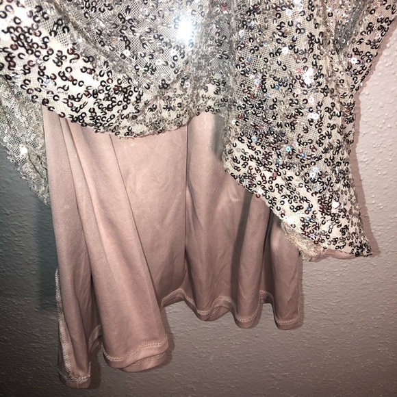 JESSICA HOWARD DRESS Size 16 Regular.waist 16” 18”Pit 2 Pit 38”L.Silver Sequin. - Picture 3 of 8